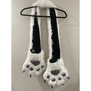 cat paws costume anime all white something special one size